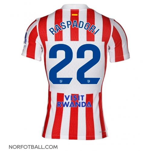 Billige Fotballdrakt Atletico Madrid Giacomo Raspadori #22 Replika Hjemmedrakt 2025-26 Kortermet Billige Fotballdrakt Atletico Madrid Giacomo Raspadori #22 Replika Hjemmedrakt 2025-26 Kortermet